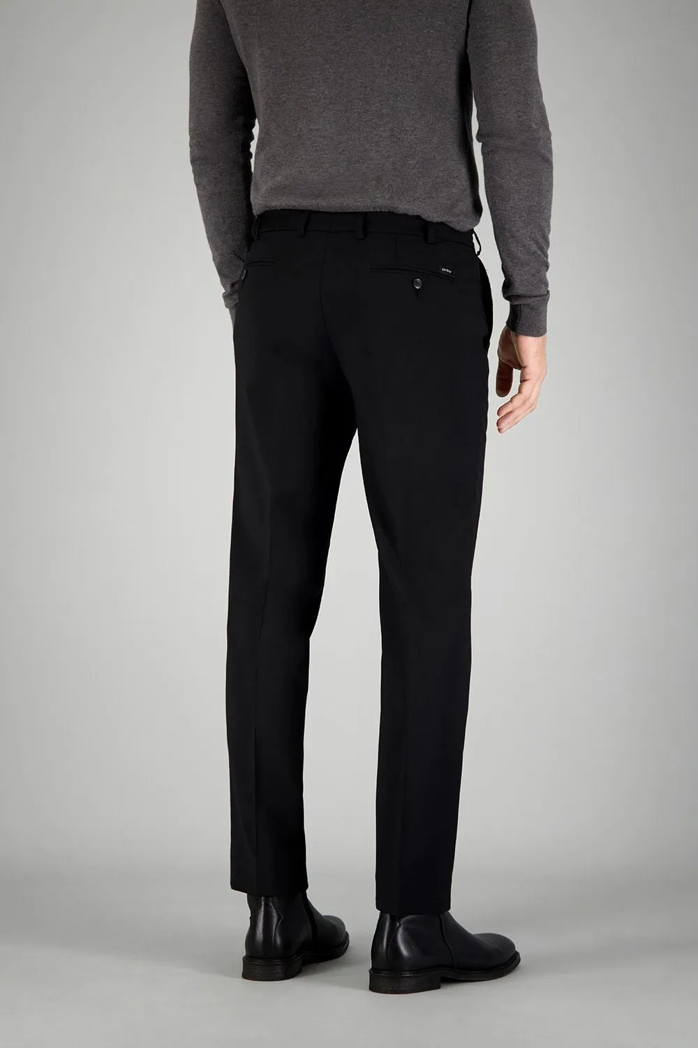 Innovative Wool Trousers - Black