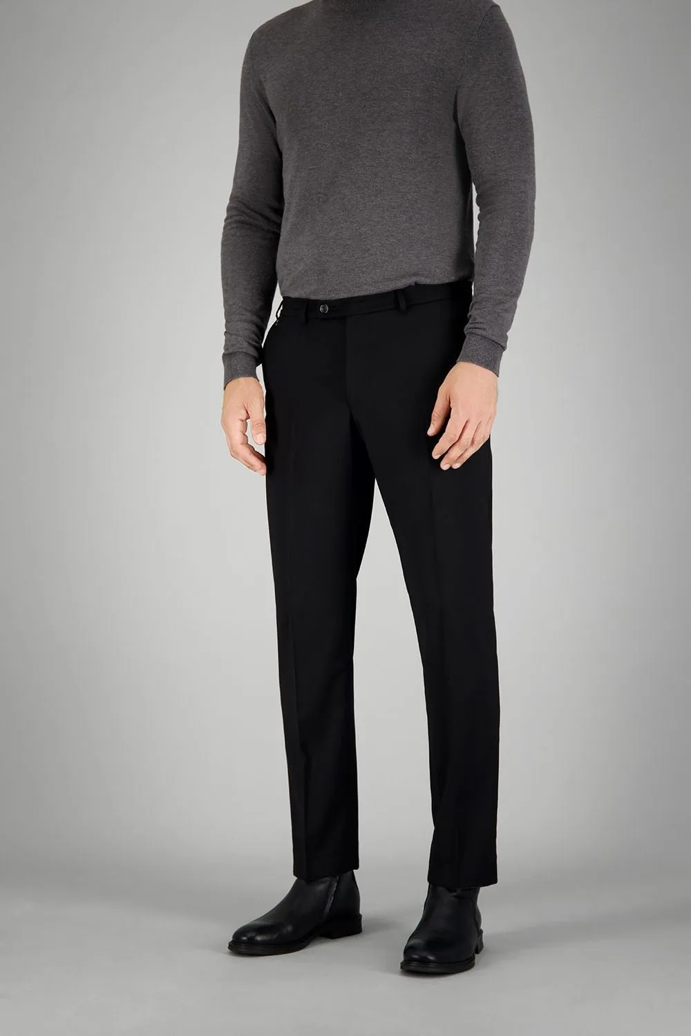 Innovative Wool Trousers - Black