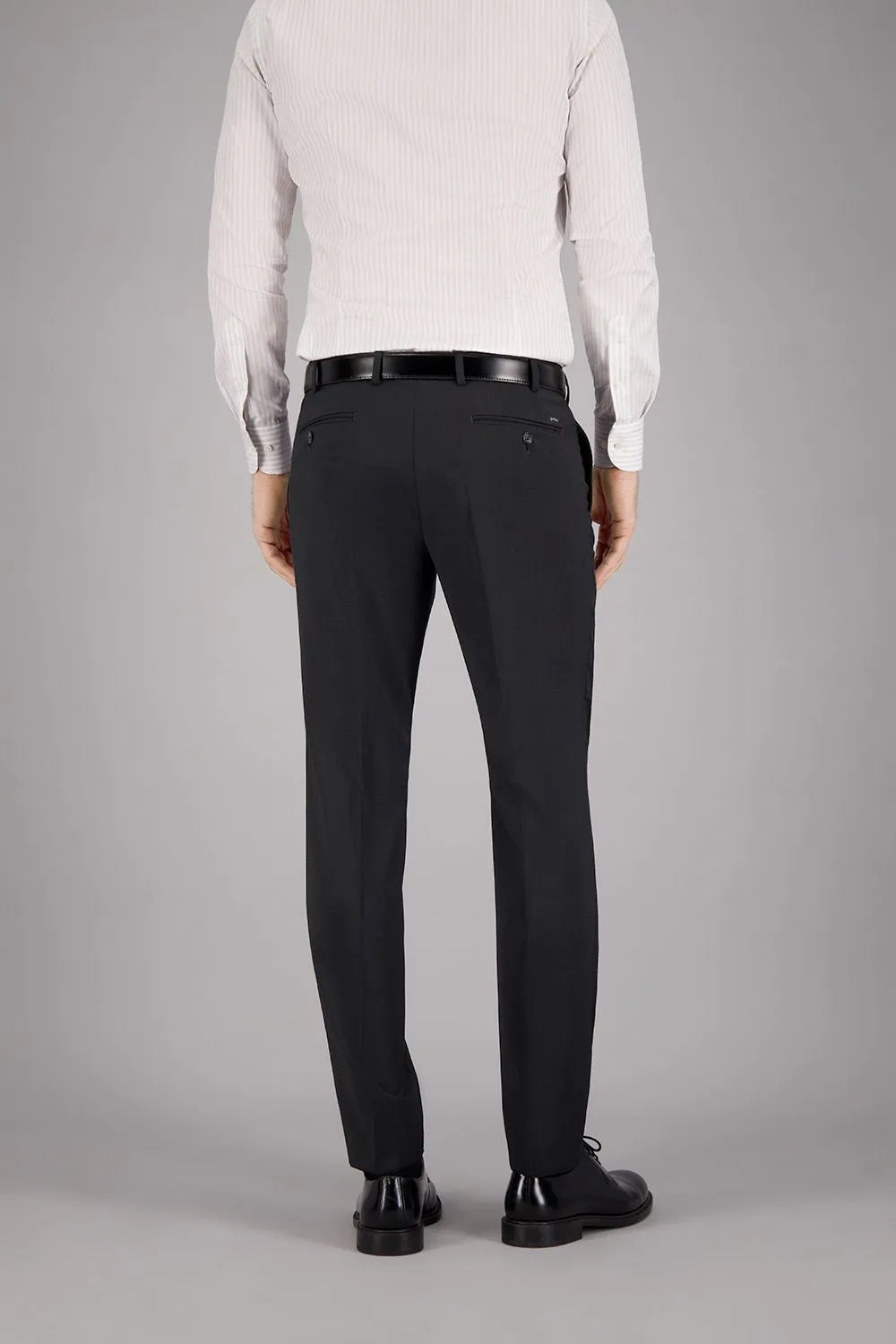 Innovative Wool Trousers - Charcoal