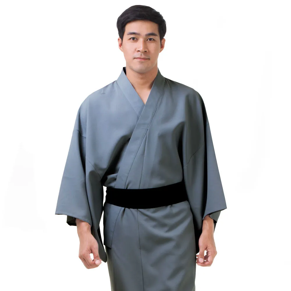 Japanese Red Samurai Yukata Kimono Robe for Men