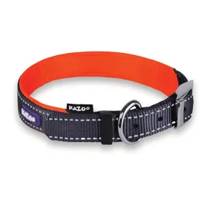 Kazoo Active Dog Collar Slate & Orange