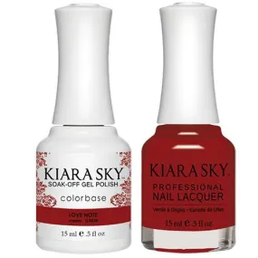 Kiara Sky All-in-One Gel   Polish Duo - 5034 Love Note