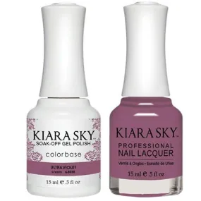 Kiara Sky All-in-One Gel   Polish Duo - 5058 Ultra Violet