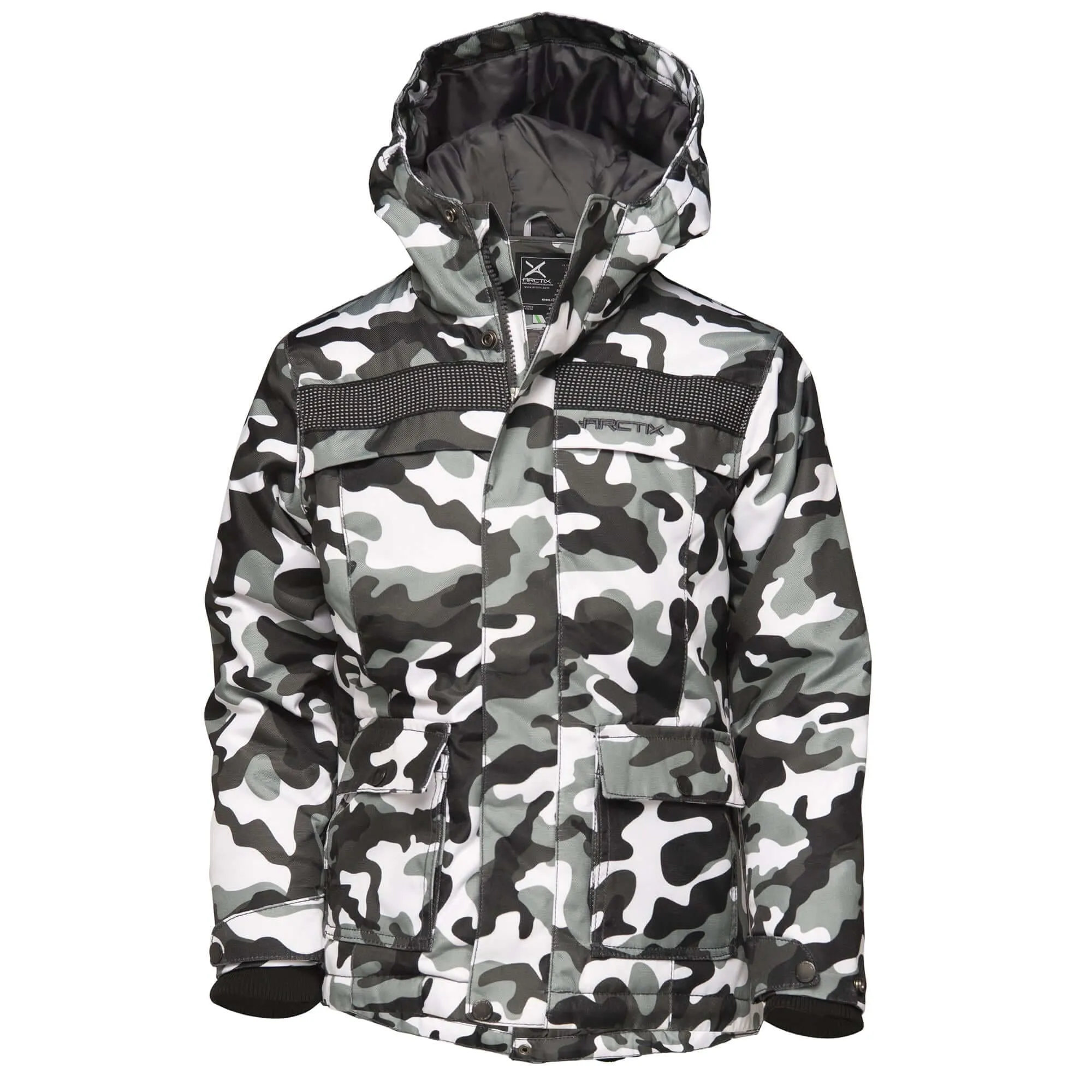 Kids Camo Tundra Jr. Insulated Jacket with Added Reflective Visibility