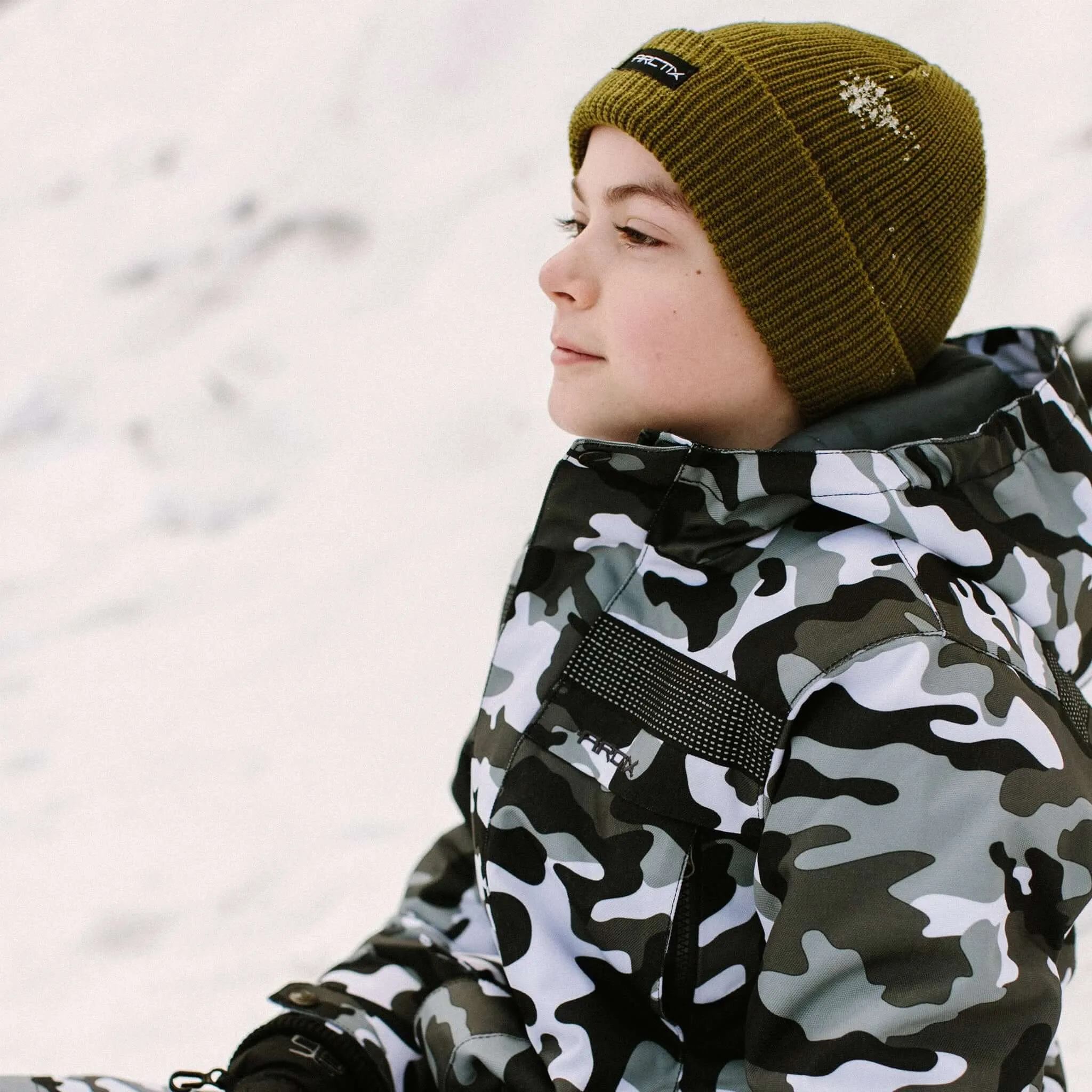 Kids Camo Tundra Jr. Insulated Jacket with Added Reflective Visibility