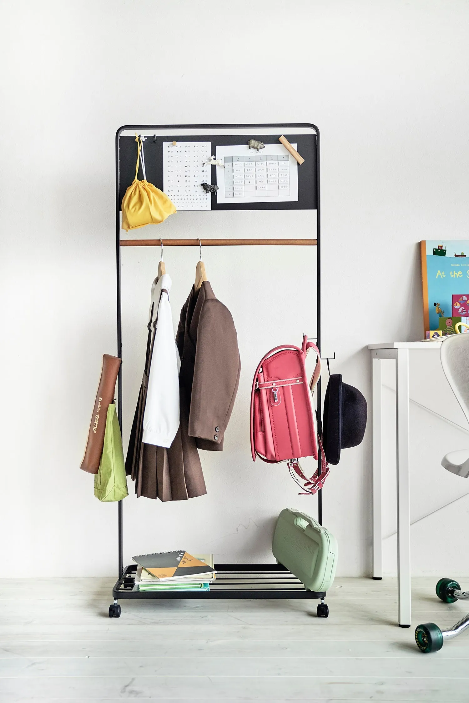 Kids Coat Rack with Panel