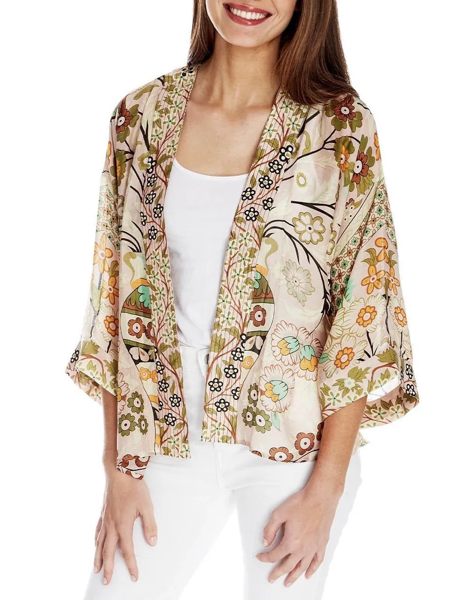 Kimono Jacket - Floral Arch