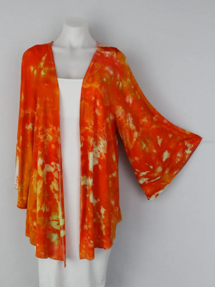 Kimono size Medium - Citrus Squirt crinkle