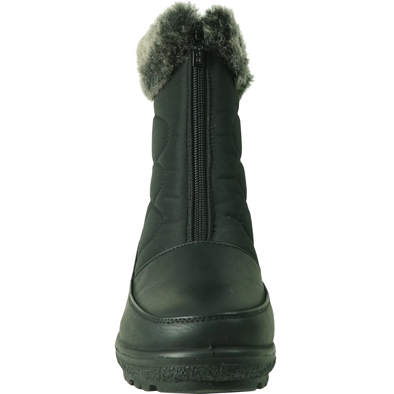 KOZI Canada Women Boot KARLA-2 Ankle Winter Fur Casual Boot Black