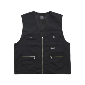 LOGO NYLON VEST BLACK