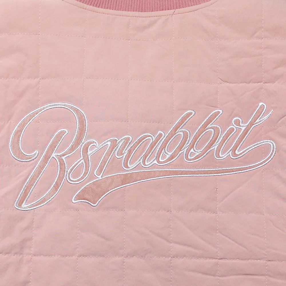 LOGO STADIUM JACKET CORDUROY PINK