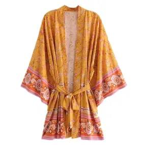 Marigold's Short Kimono