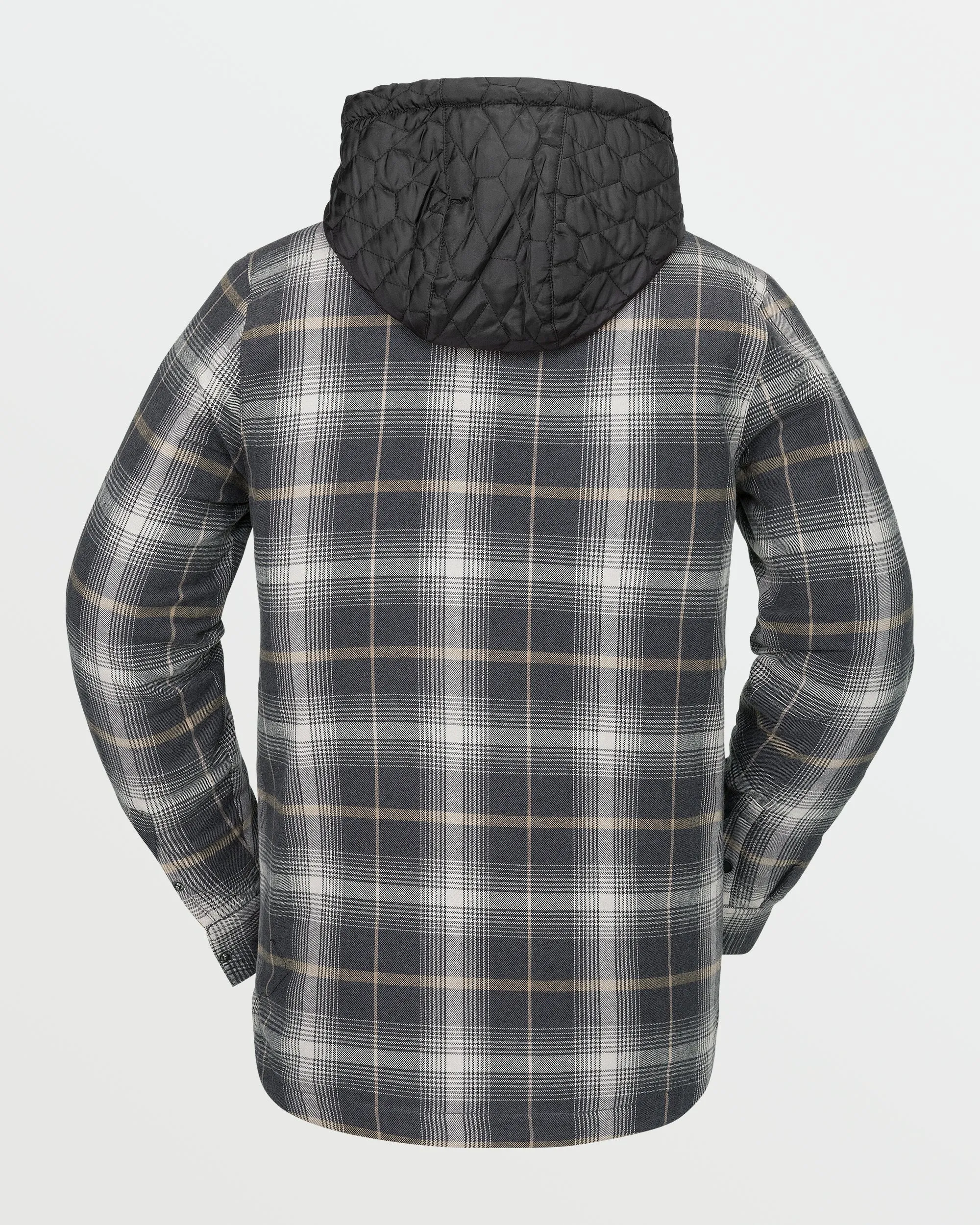 Mens Insulated Riding Flannel - Stone