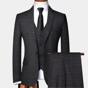 Men's Suit Three-piece Suit Groom Wedding Dress  Jacket