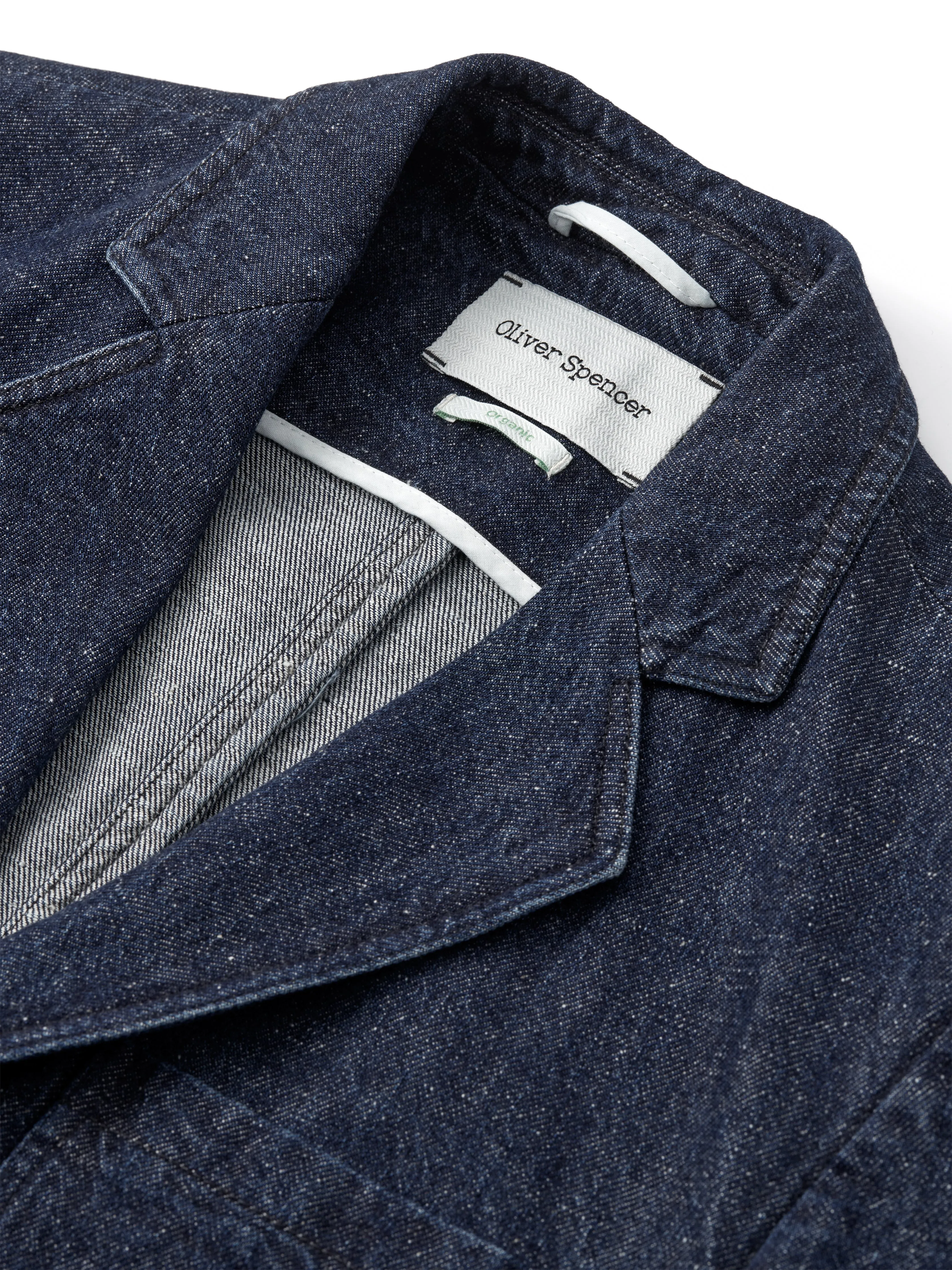 Milton Jacket Burnham Denim Indigo Blue