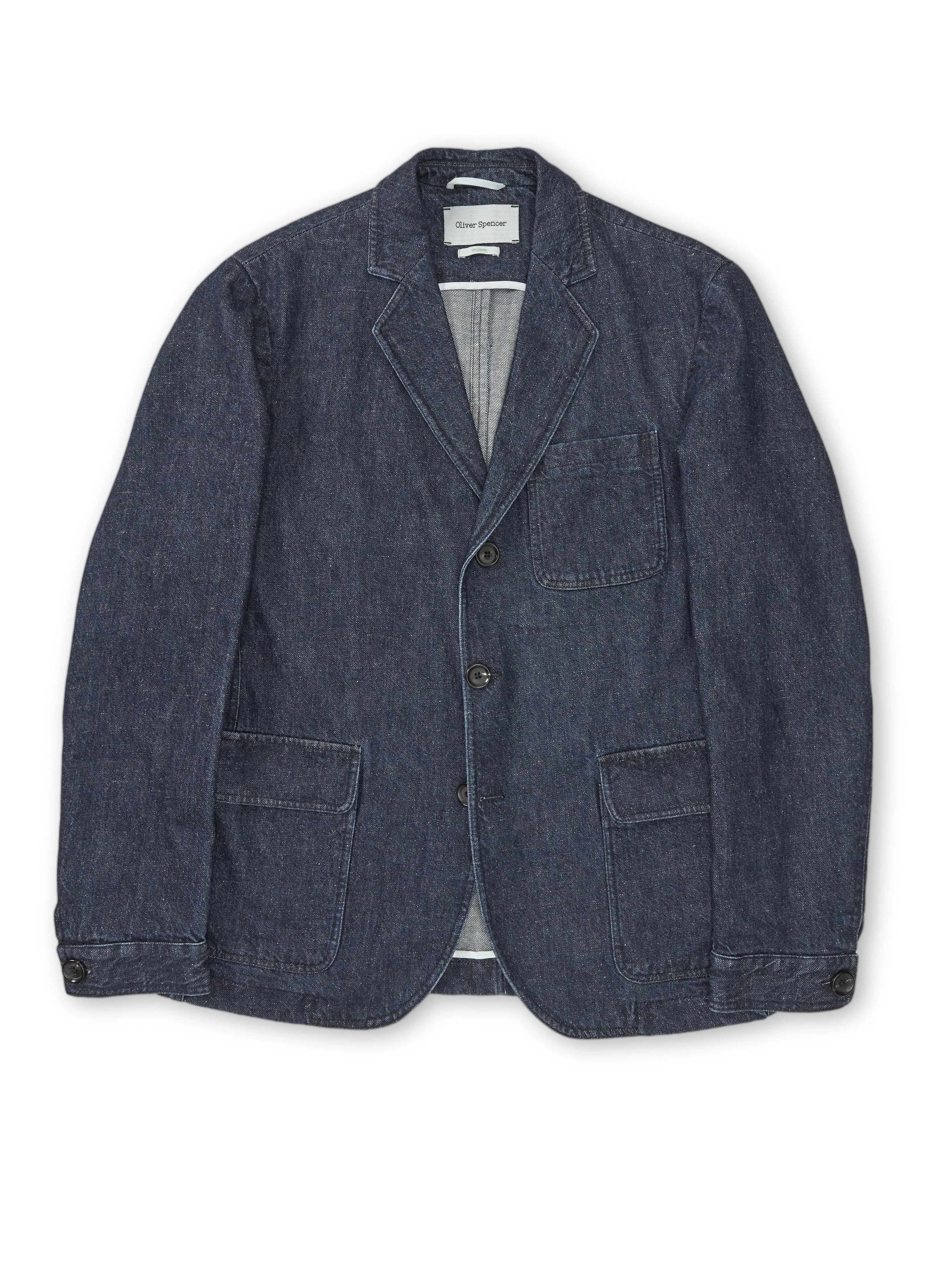 Milton Jacket Burnham Denim Indigo Blue