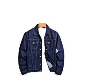 Navy Blue Denim Jacket Unisex