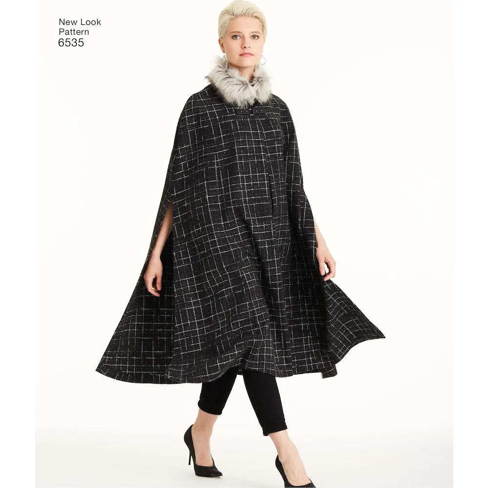 Newlook Pattern 6535 Women's Capes in Four Lengths