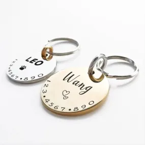 Personalized Pet Cat Dog ID Tag Collar