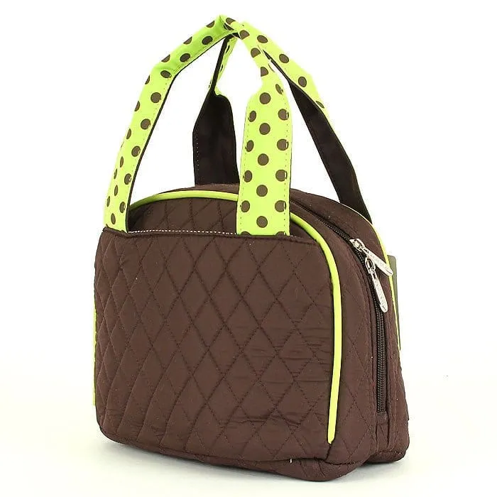 QSD2755 Quilted Solid Lunch Bag