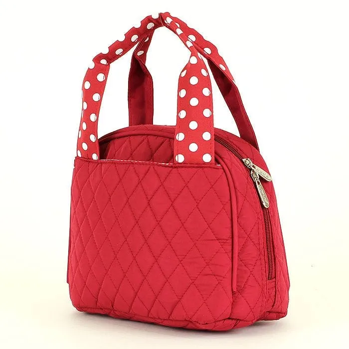 QSD2755 Quilted Solid Lunch Bag