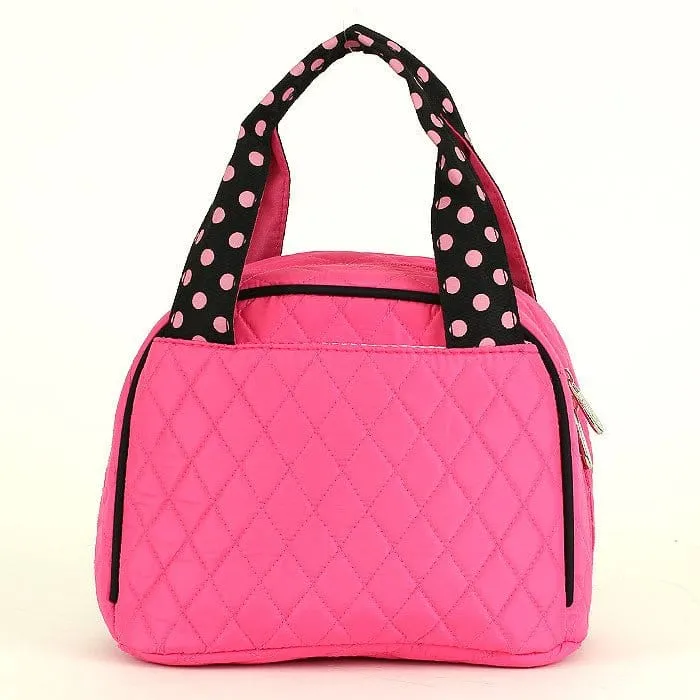 QSD2755 Quilted Solid Lunch Bag