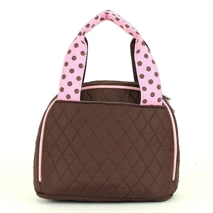 QSD2755 Quilted Solid Lunch Bag