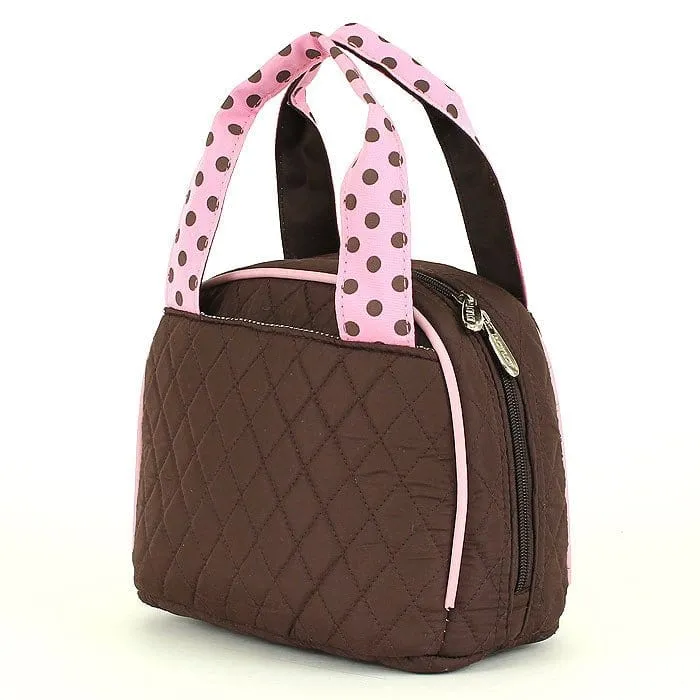 QSD2755 Quilted Solid Lunch Bag