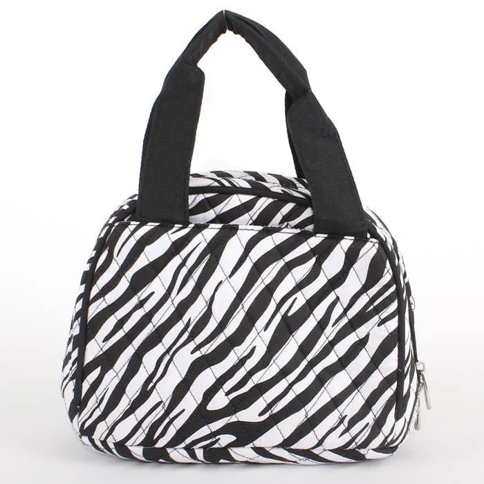 QZB2755 Quilted Zebra Lunch Bag