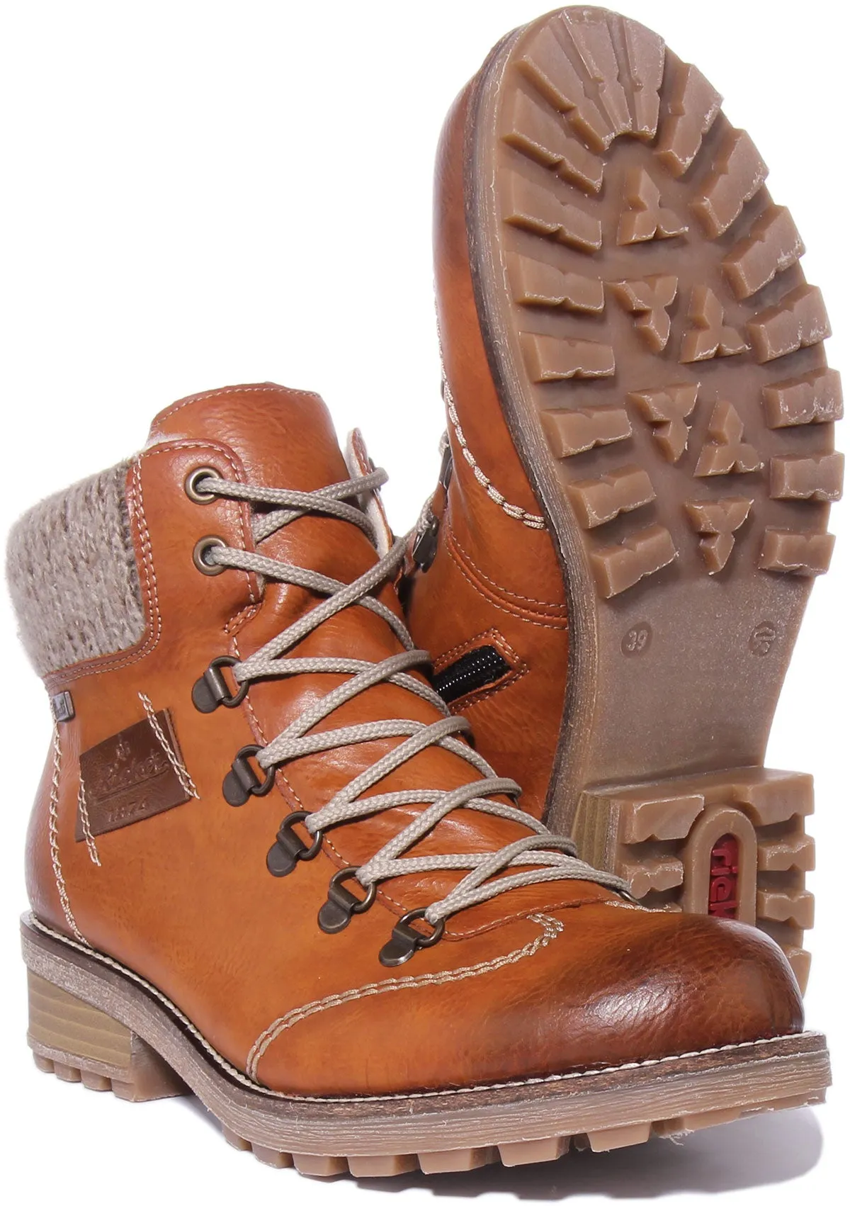 Rieker Z0444-24 In Brown For Women