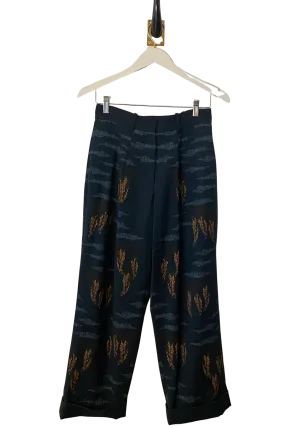 Sabina Savage "The Song Deer" Turn-Up Trousers