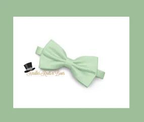 Sage Green Bow Tie, Wedding, Groomsmen, Ring Bearer