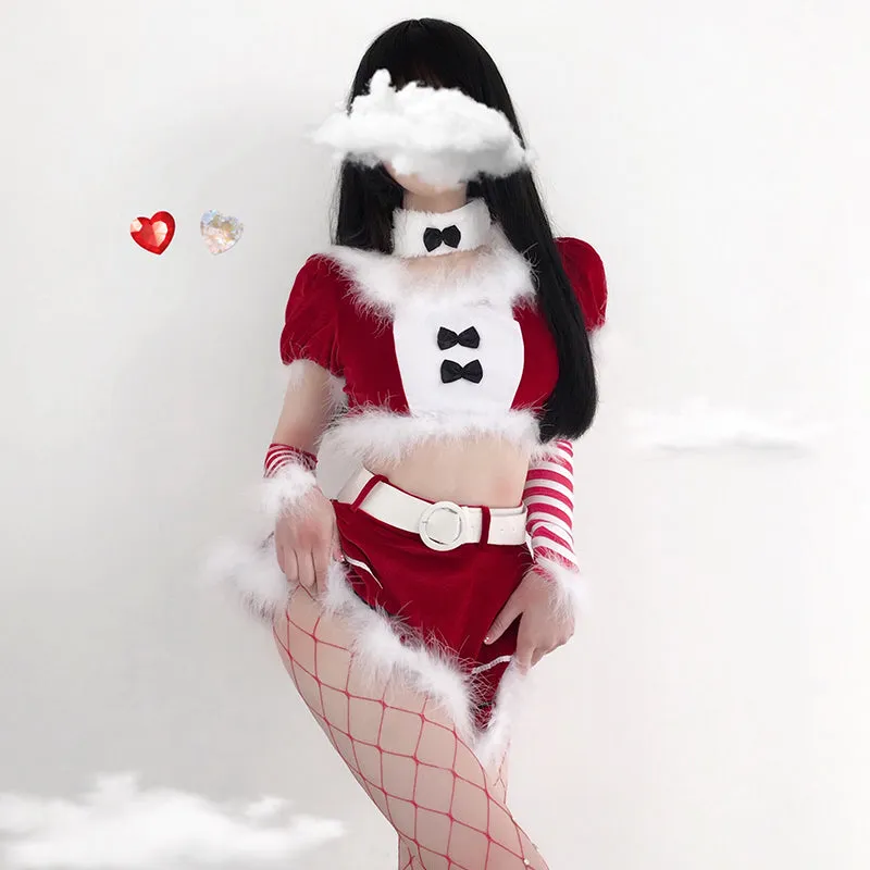 Santa Bunny Outfit (Red or Pink)