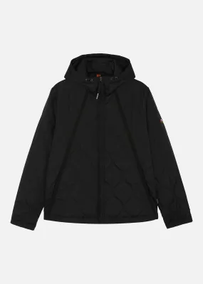 SI QUILTED ANORAK BLACK