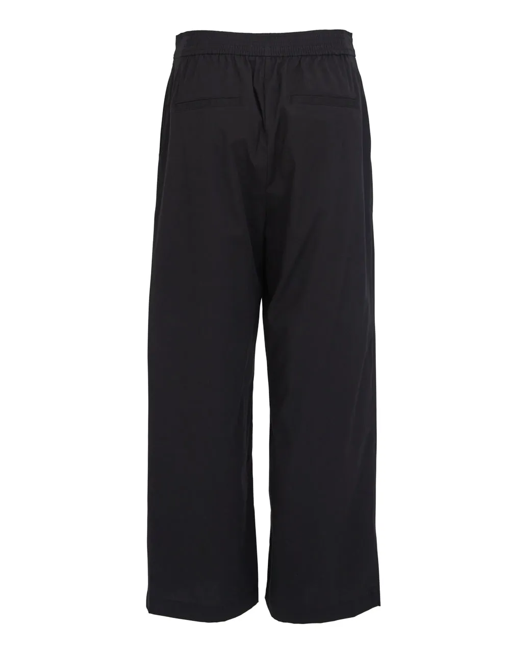 Silky Stretch Poplin Pleated Pants