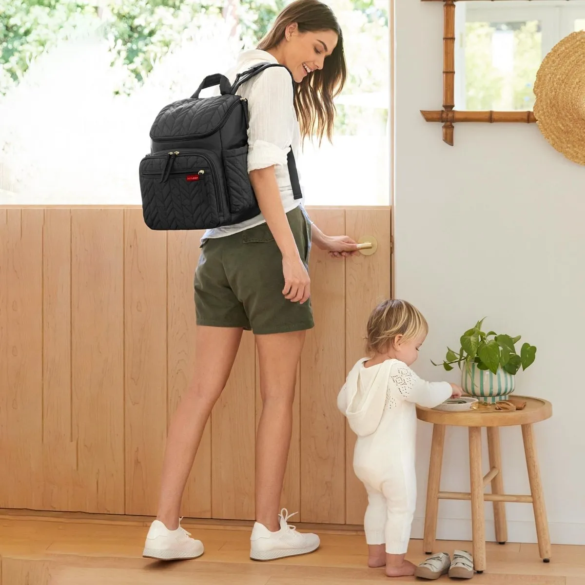 Skip Hop Forma Backpack Diaper Bags- Jet Black