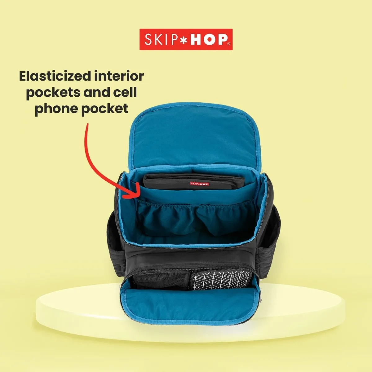 Skip Hop Forma Backpack Diaper Bags- Jet Black