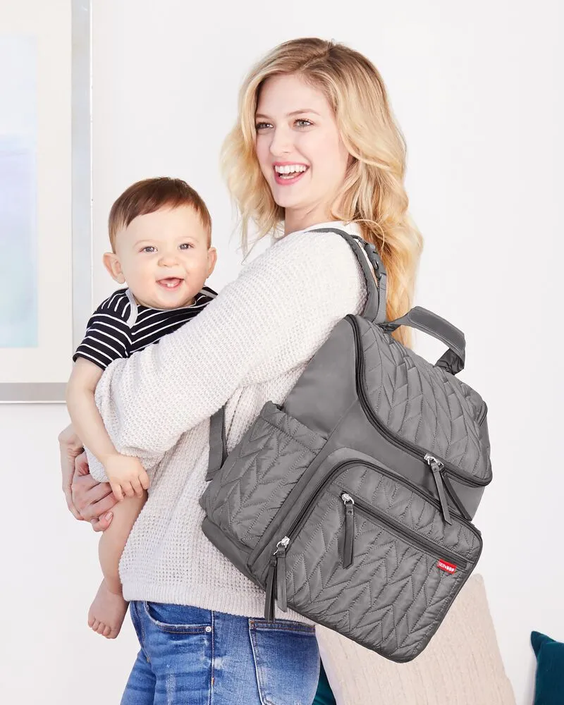 Skip Hop Forma Diaper Backpack- Grey