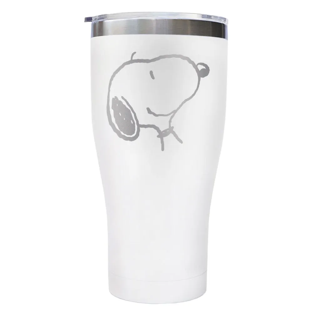 Snoopy Smile Laser Engraved Tumbler