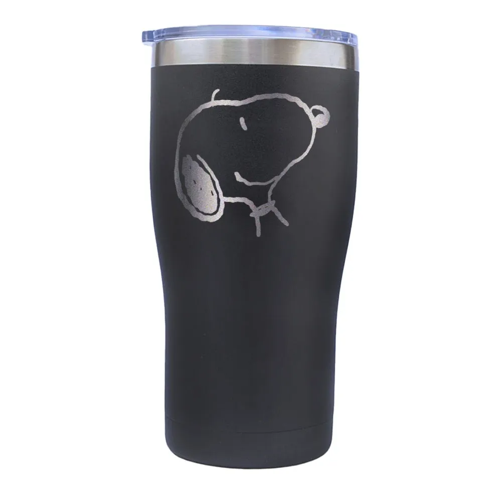 Snoopy Smile Laser Engraved Tumbler