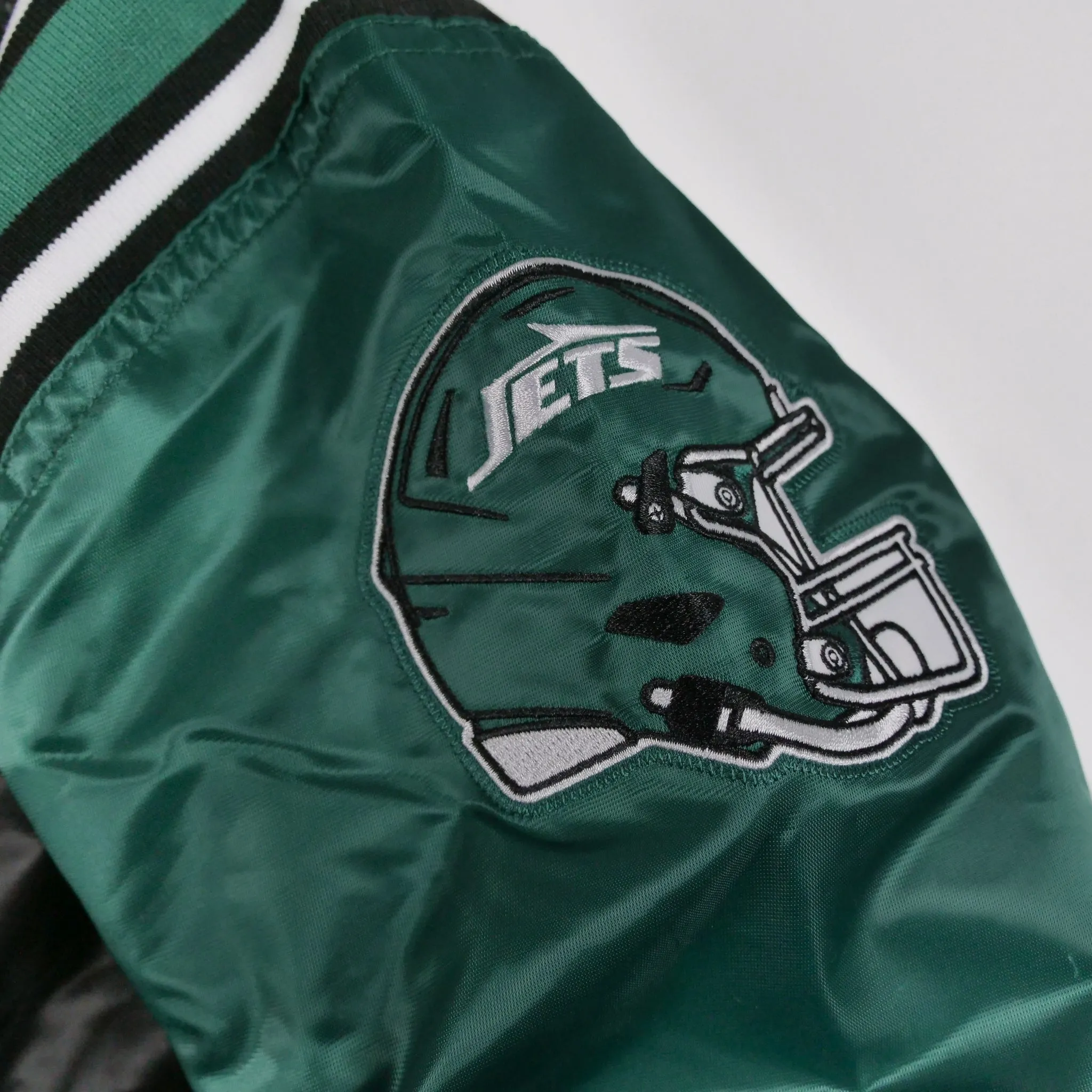 Starter Satin Custom Exclusive NFL Jacket New York Jets