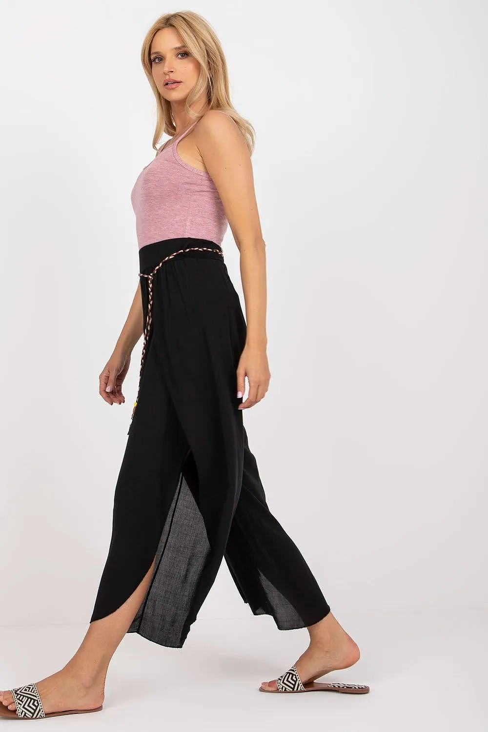 TEEK - Thin Up Slit Seam Trousers