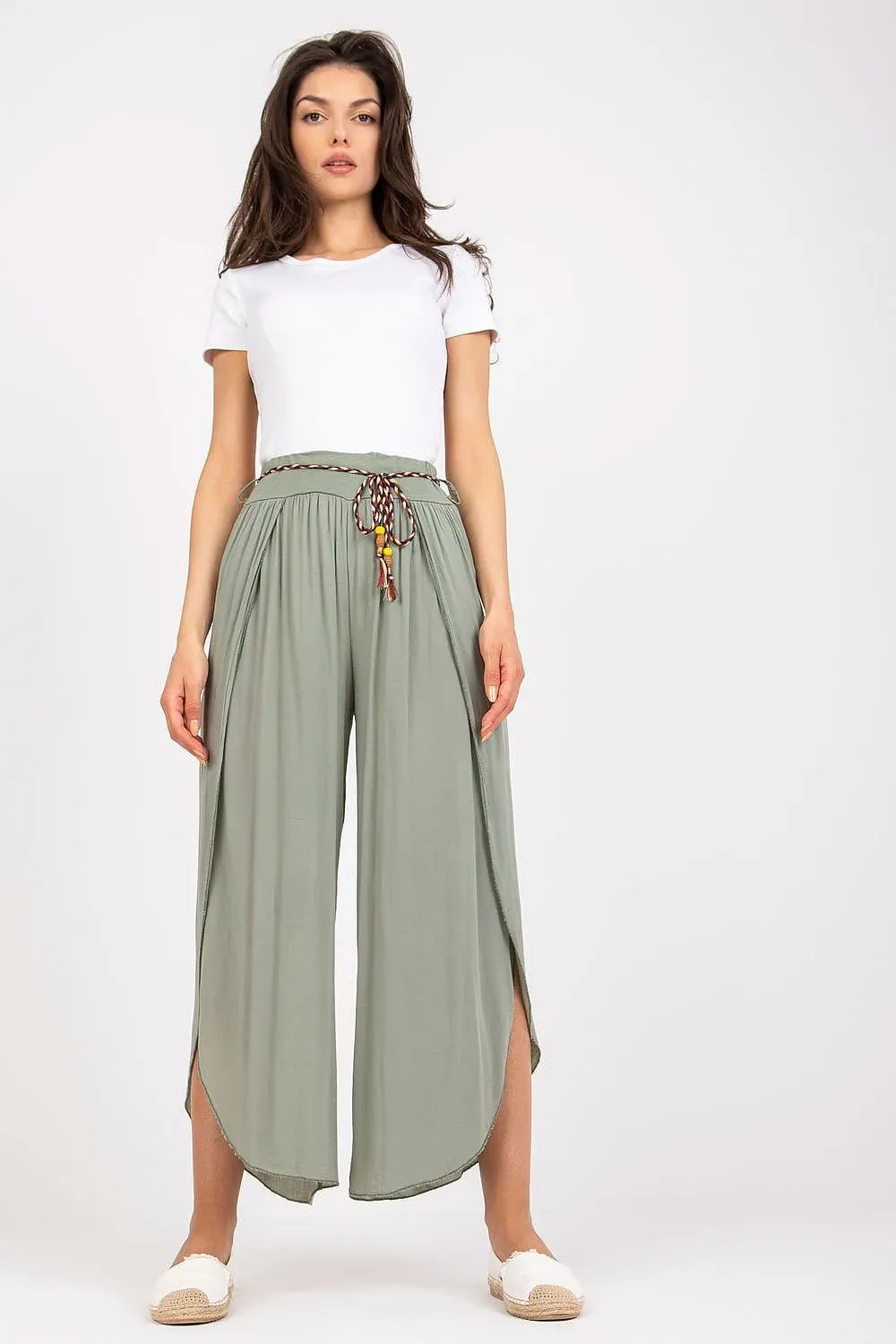 TEEK - Thin Up Slit Seam Trousers