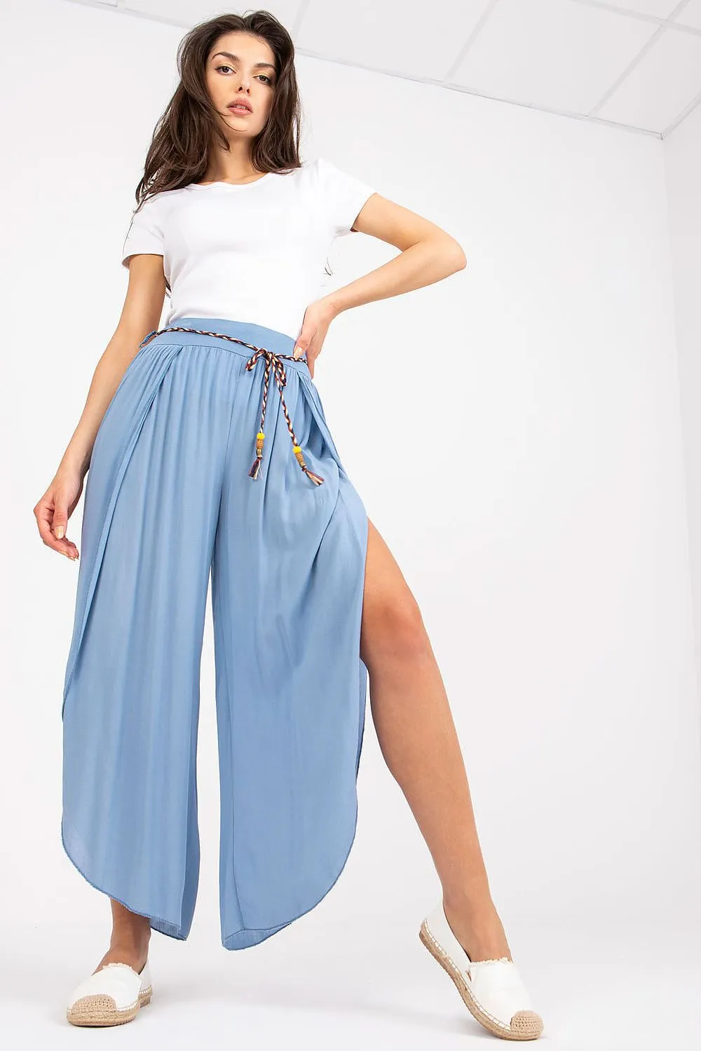 TEEK - Thin Up Slit Seam Trousers