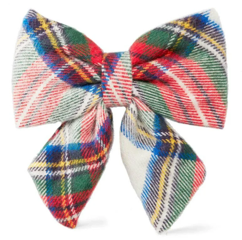 The Foggy Dog Lady Bow - Regent Plaid Flannel