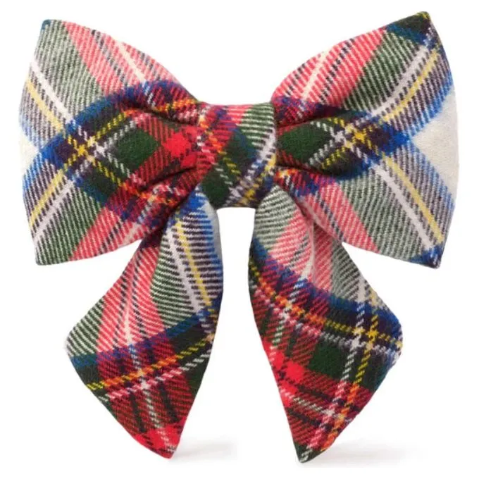 The Foggy Dog - Regent Plaid Flannel Lady Bow Tie