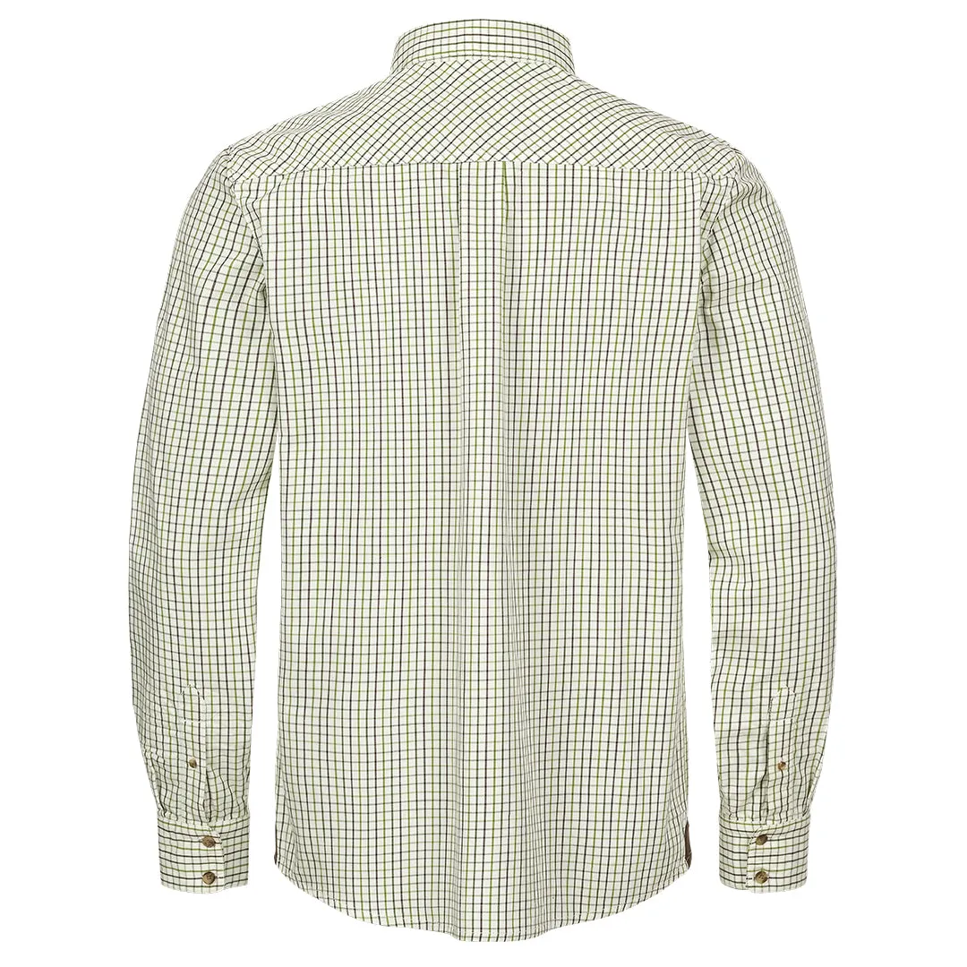 Tristan Shirt 22 - Olive/Beige Checked by Blaser