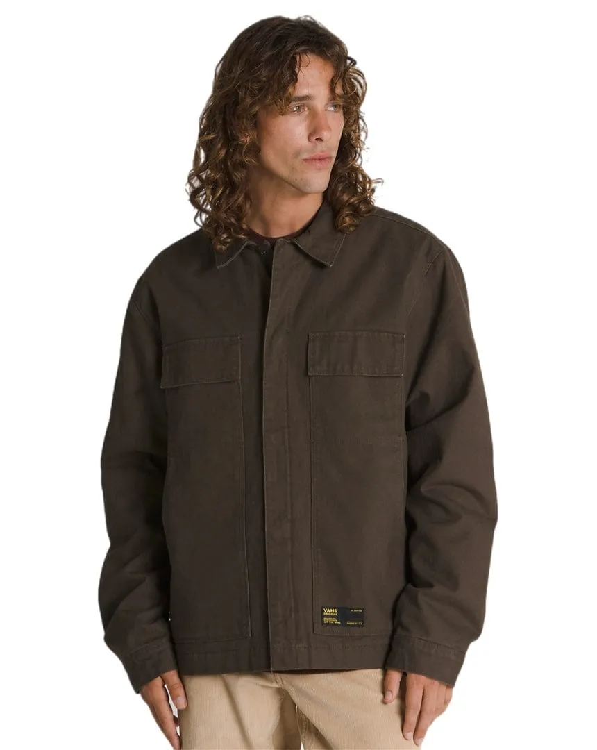 Vans McAvoy Insulted Station Jacket - Turkish Coffee Brown