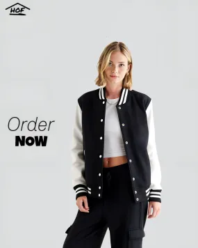 Varsity Jacket Black and White