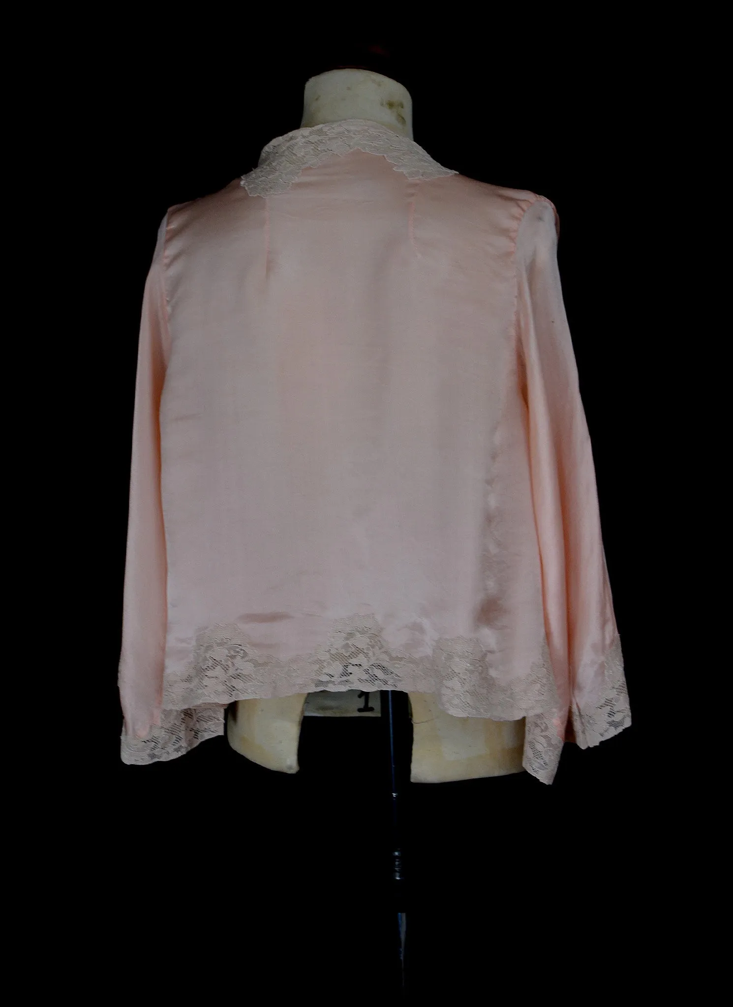 Vintage 1930s Pink Silk Jacket